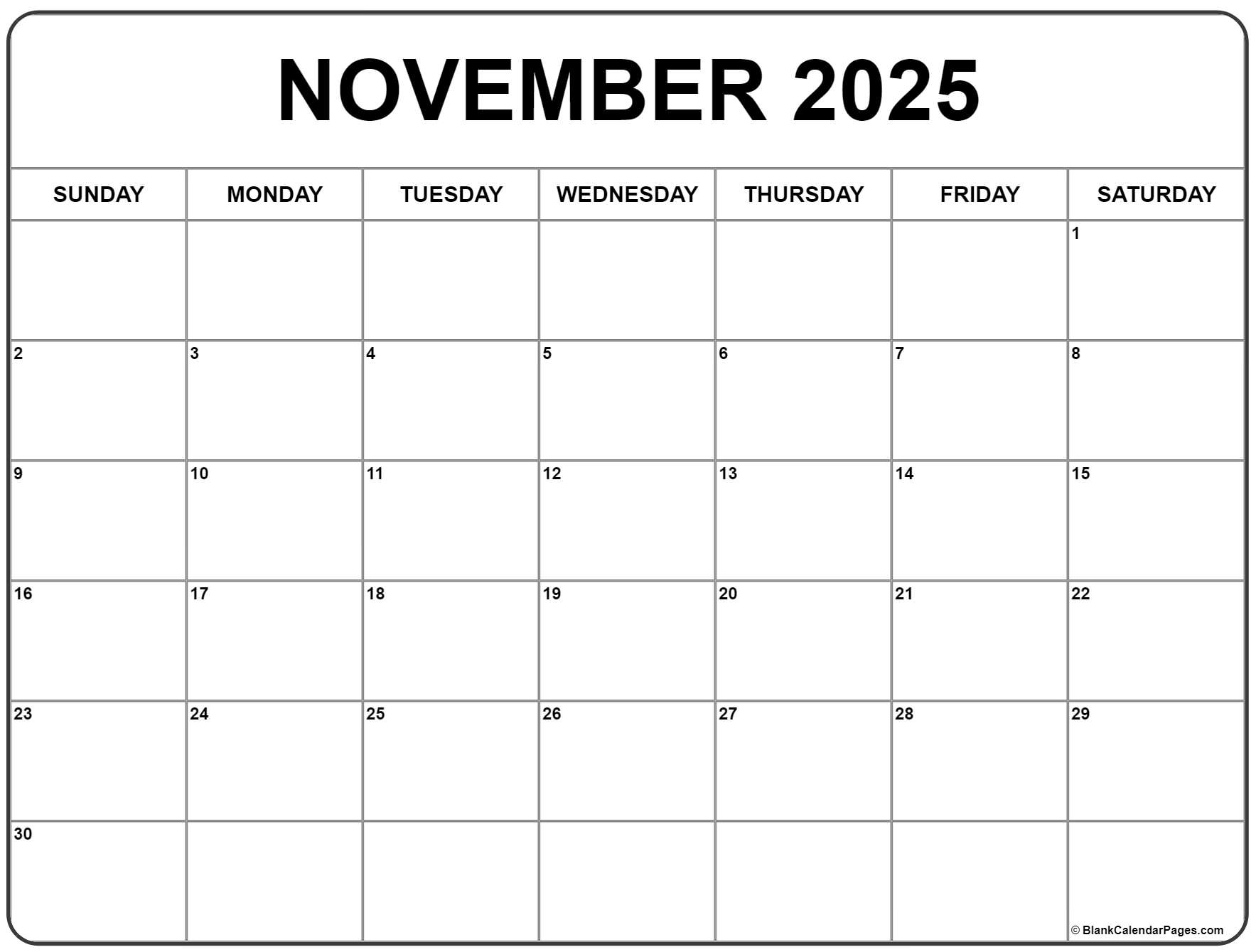 November calendar free printable calendar