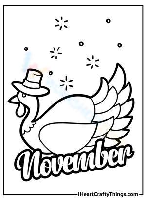 Free printable november coloring pages for all ages