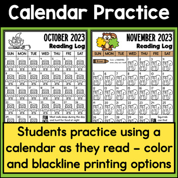 December reading log fall coloring pages calendar by farming mom