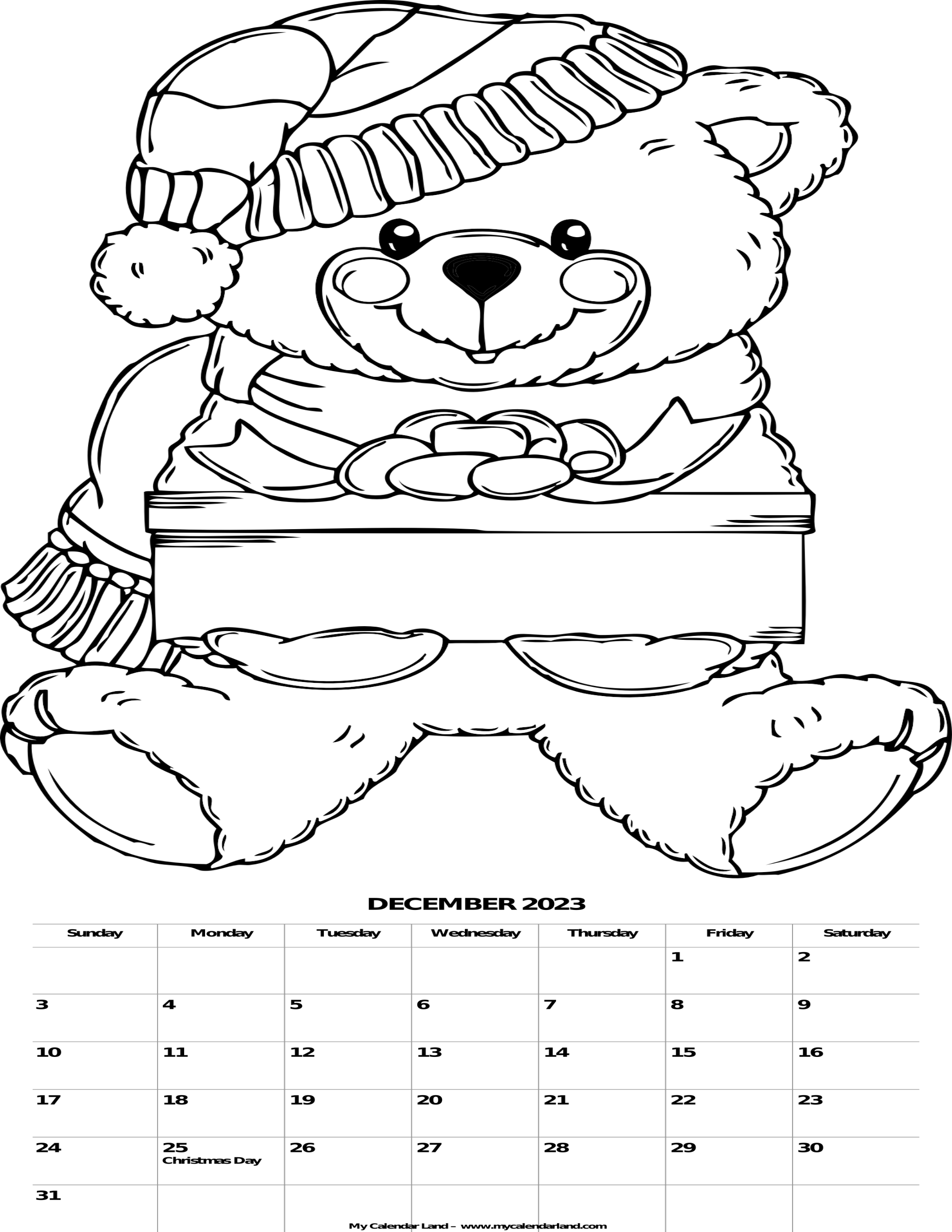 December calendar