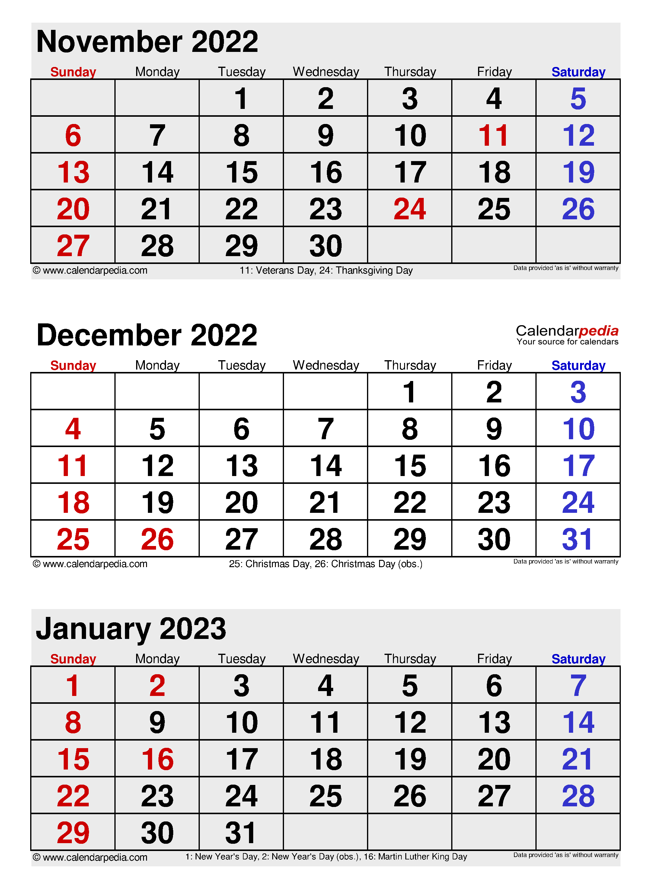 December calendar templates for word excel and pdf