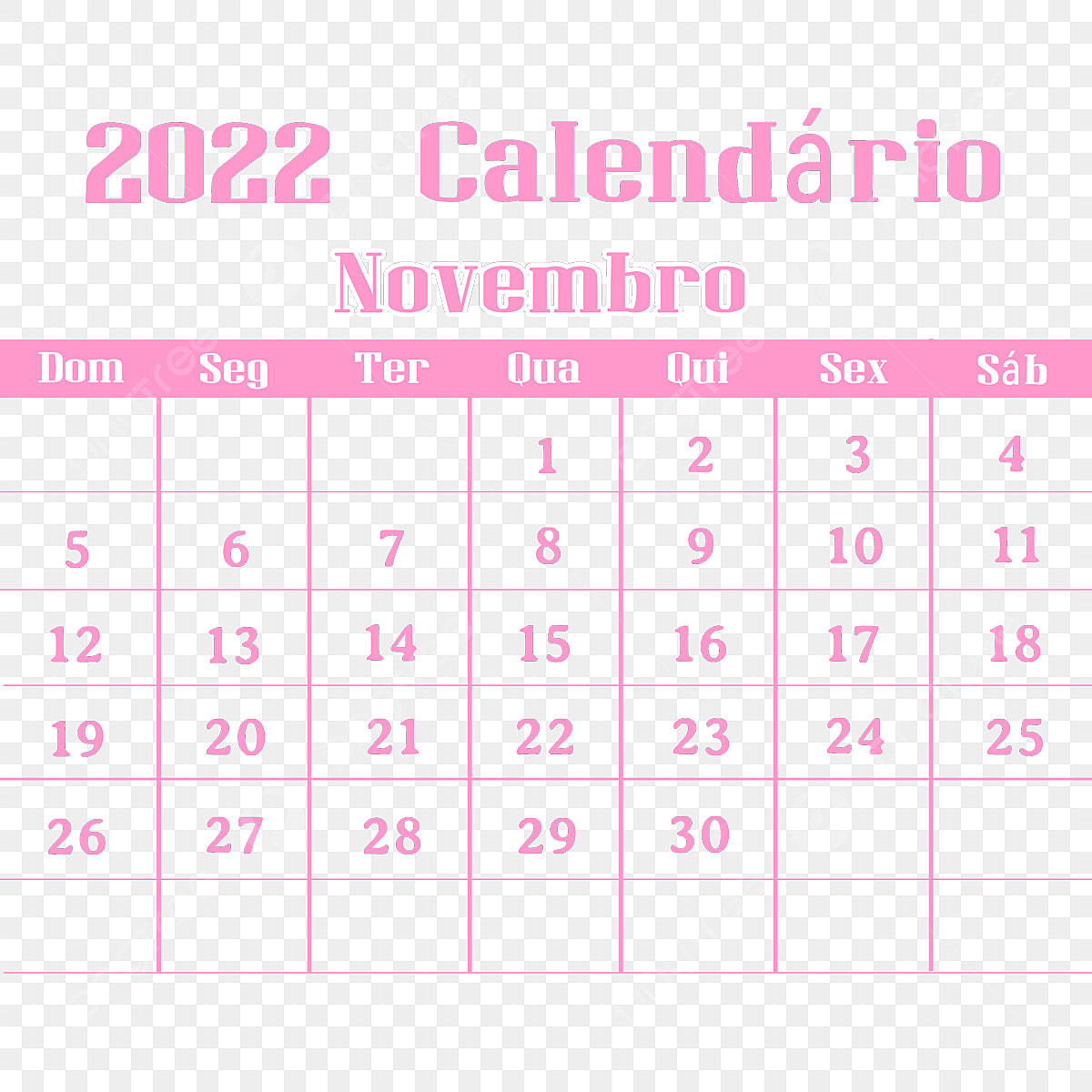 November calendar png image november calendar pink lattice pink november png image for free download