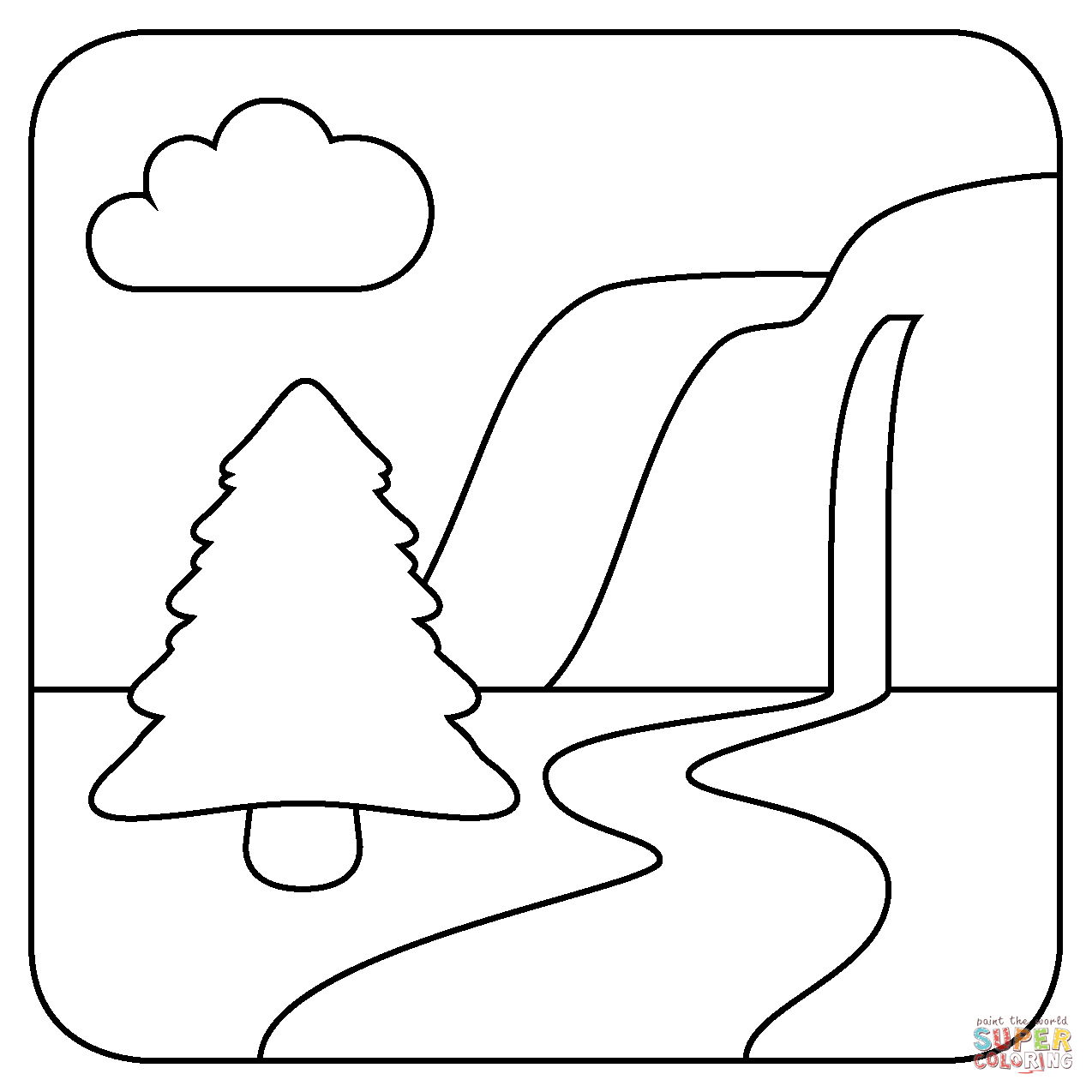 National park emoji coloring page free printable coloring pages