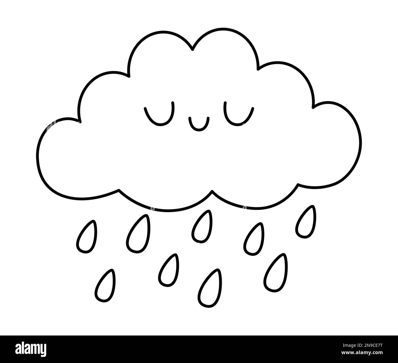 Water drops cartoon character water cut out stock images pictures
