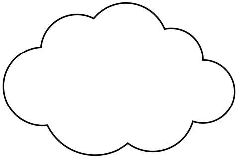Cloud emoji coloring page free printable coloring pages