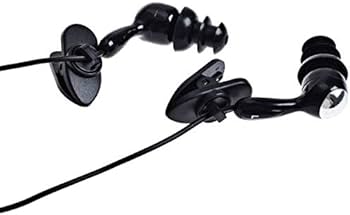 Miusuk ipx waterproof underwater headphones for swimming laps diving hot tub spa freediving earbud black silver electronics