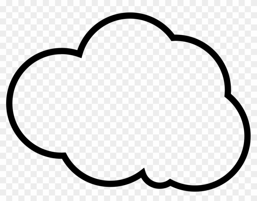 Single cloud svg png icon free download