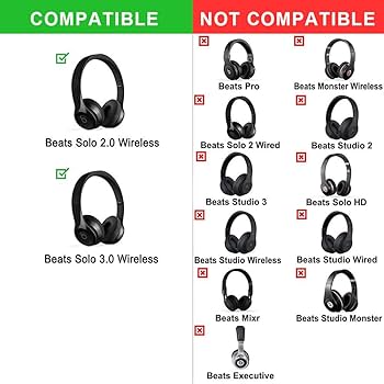 Hztcam professional replacement ear pads for beats solo solo wireless on