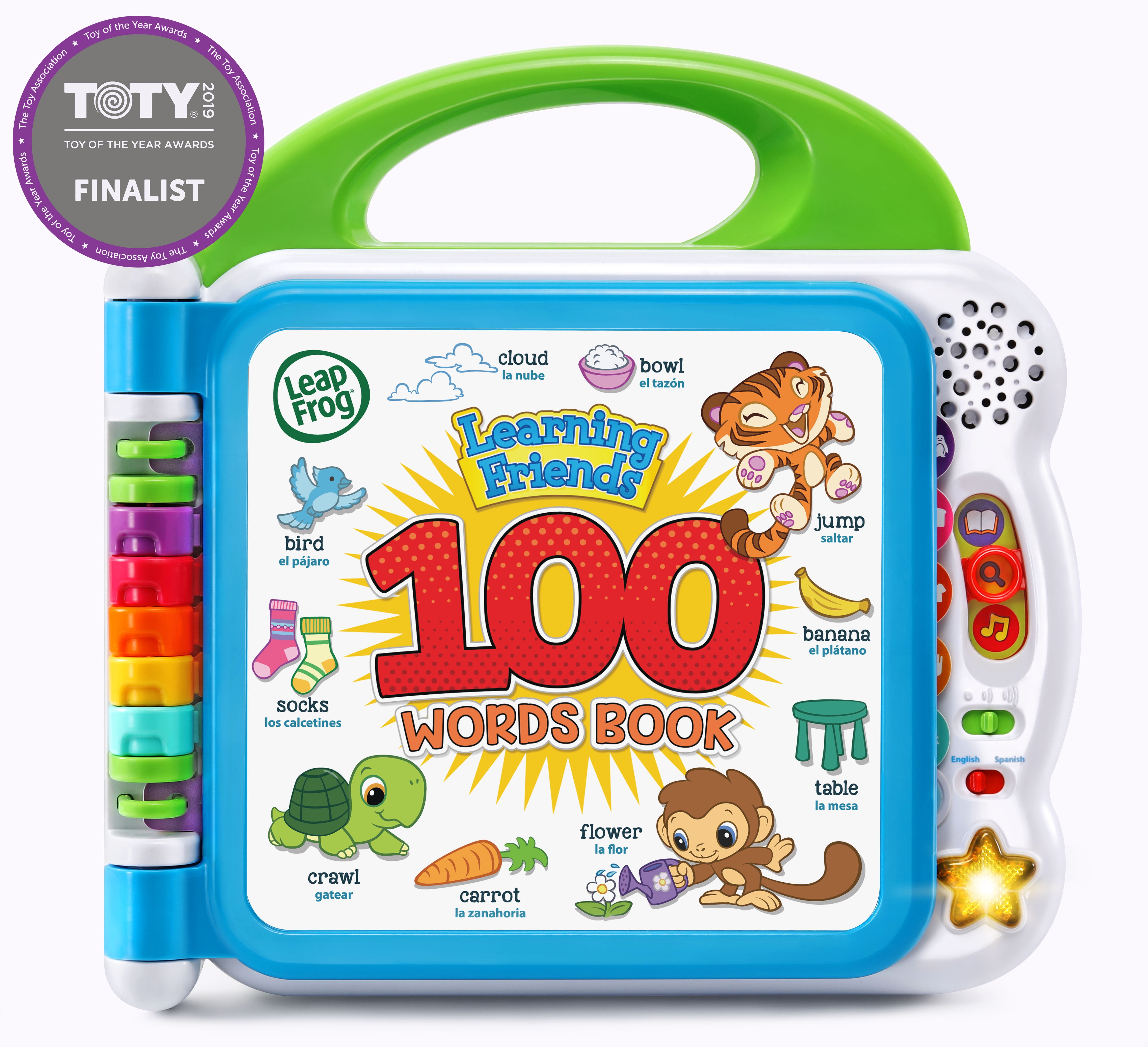 Leapfrog learning friends words bilingual electronic book for toddlers teaches words spanish