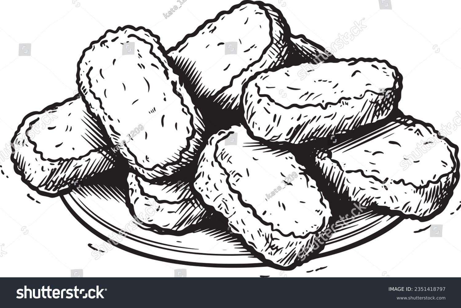 Kids nuggets meal photos images and pictures
