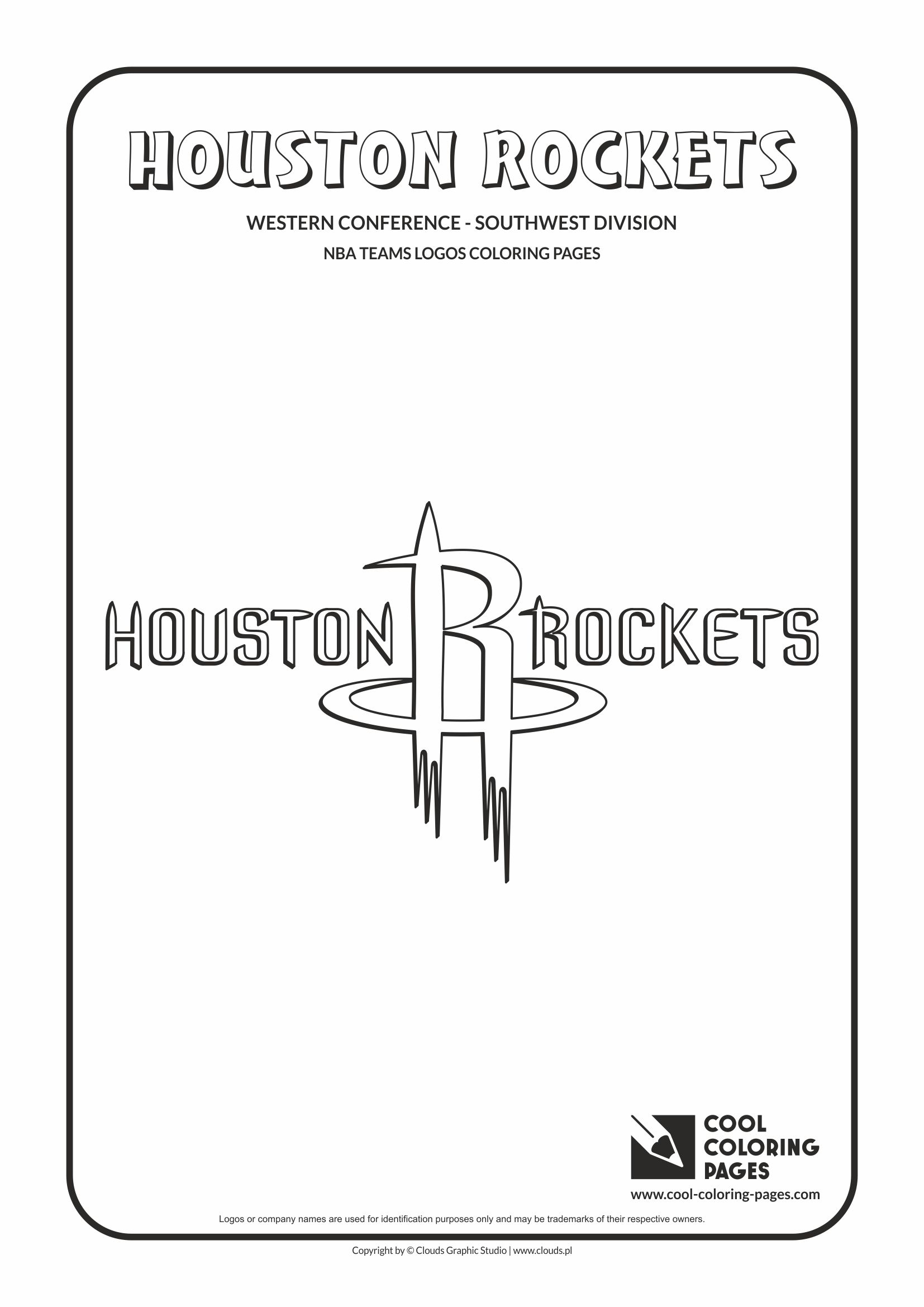 Cool coloring pages houston rockets