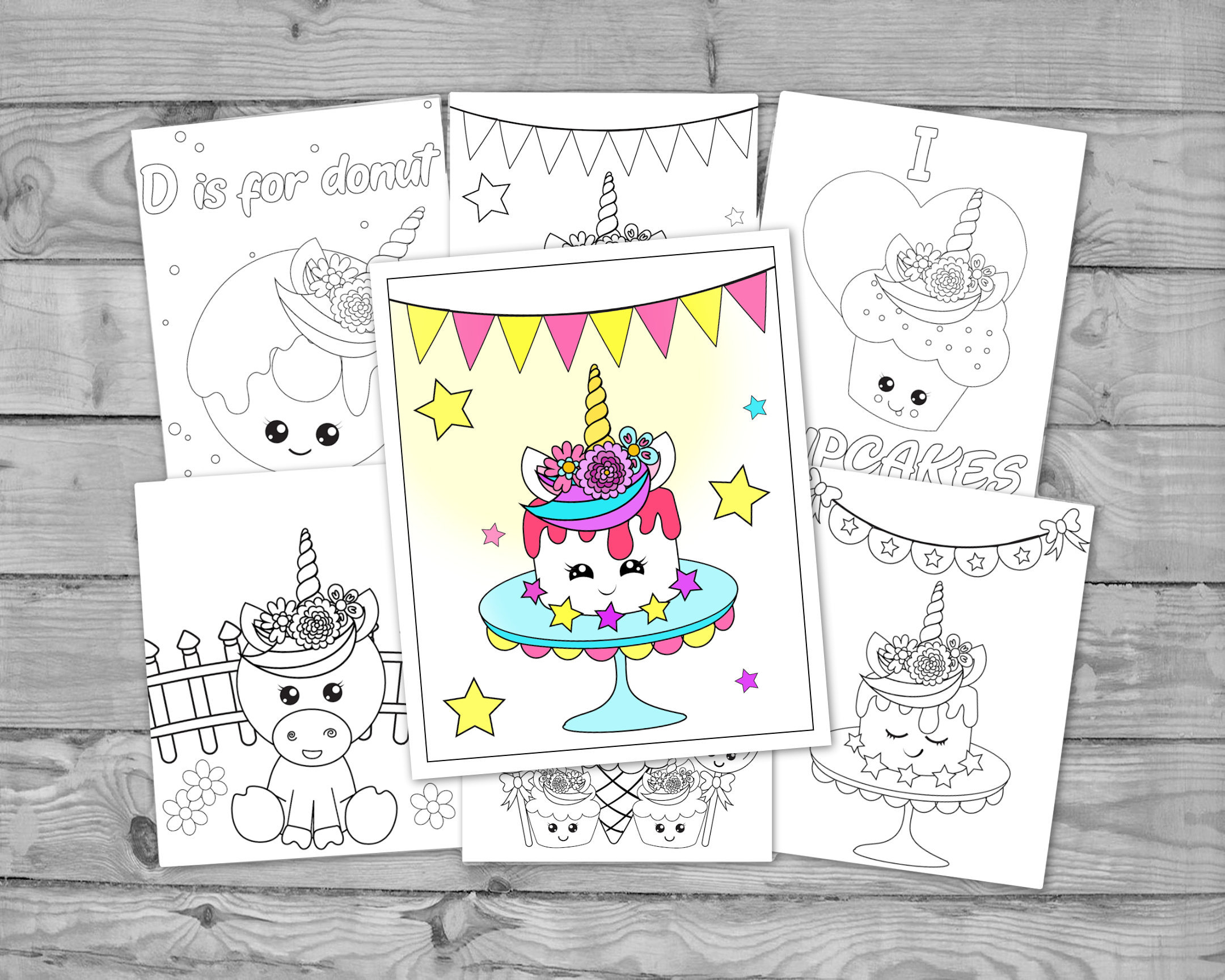 Printable kawaii coloring pages for kids kawaii activity
