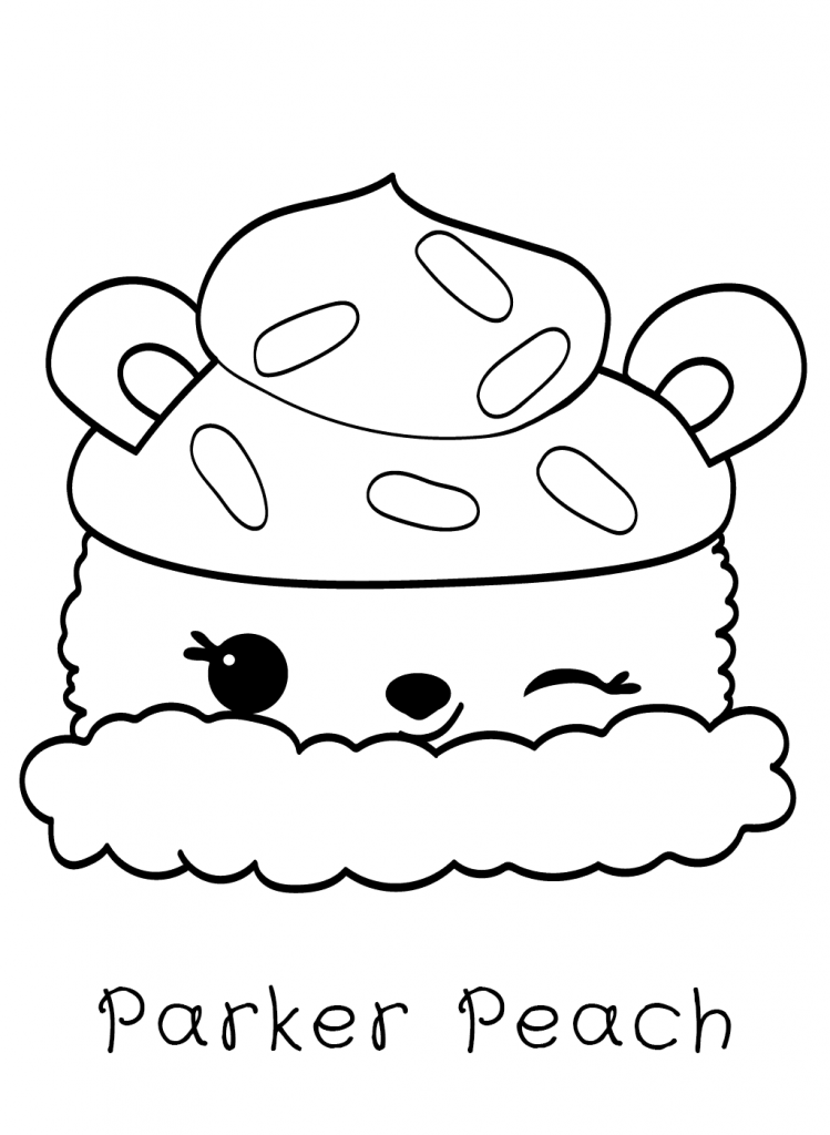 Parker peach num noms coloring pages