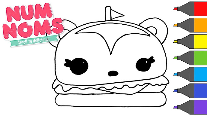 Num noms coloring book