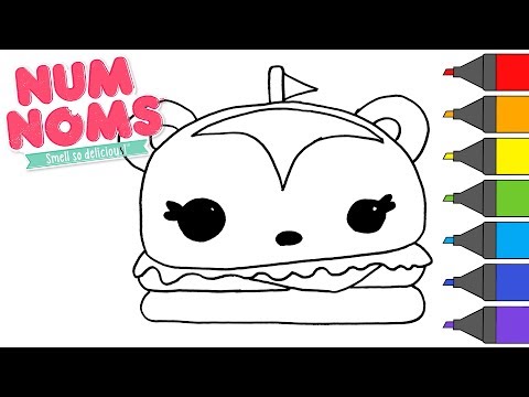 Num noms coloring book