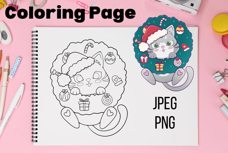 Christmas coloring page