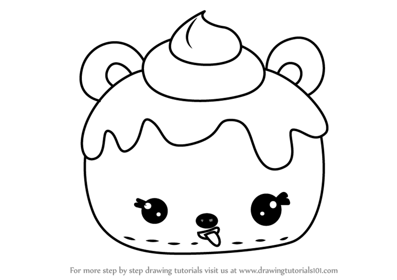 Learn how to draw betsy bubblegum from num noms num noms step by step drawing tutorials