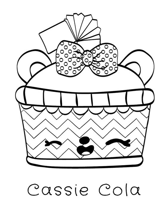 Free easy to print num noms coloring pages