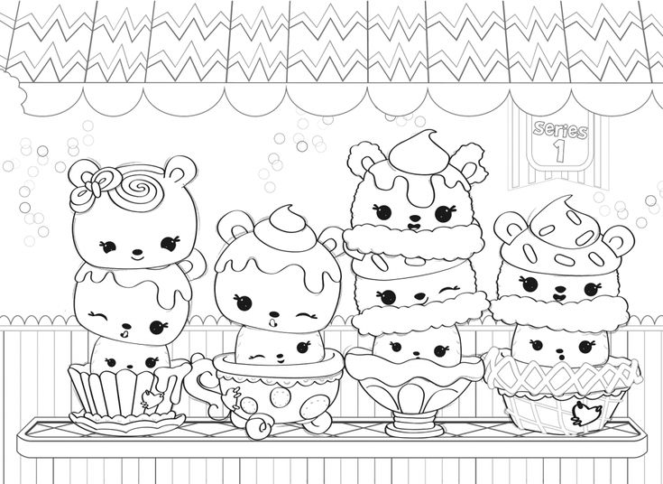 Num noms coloring pages