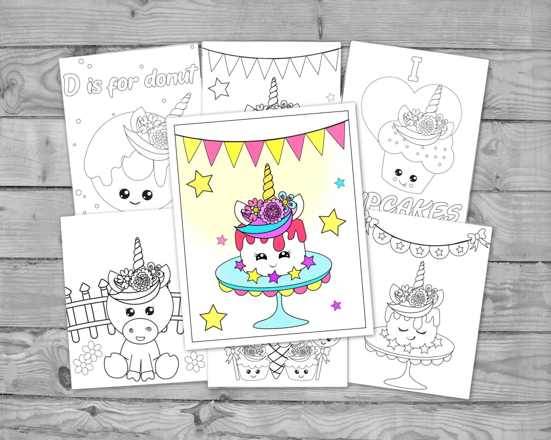 Printable kawaii coloring pages for kids kawaii activity