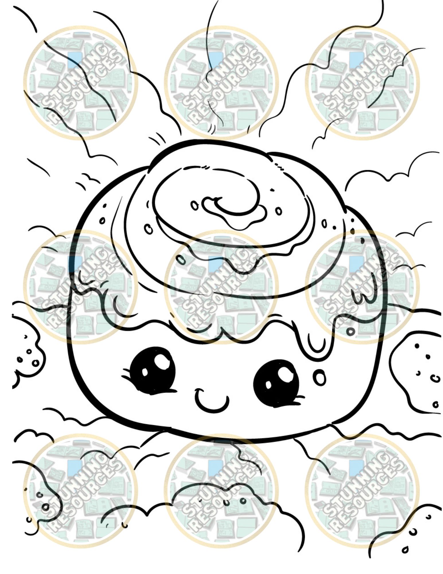 Uefinal kawaii coloring pages cute coloring pages v made by teachers