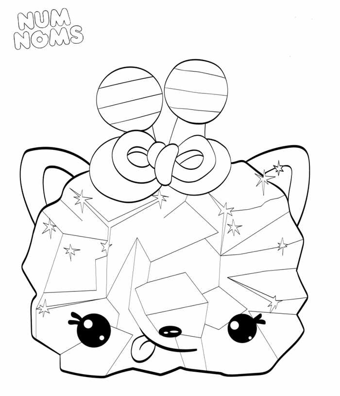 Printable num nom coloring pages pdf