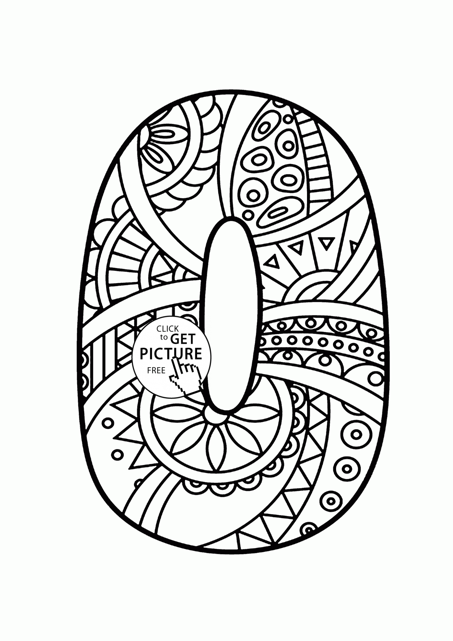 Pattern number coloring pages for ks counting numbers printables free