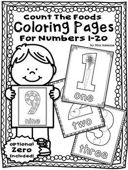 Color and count food