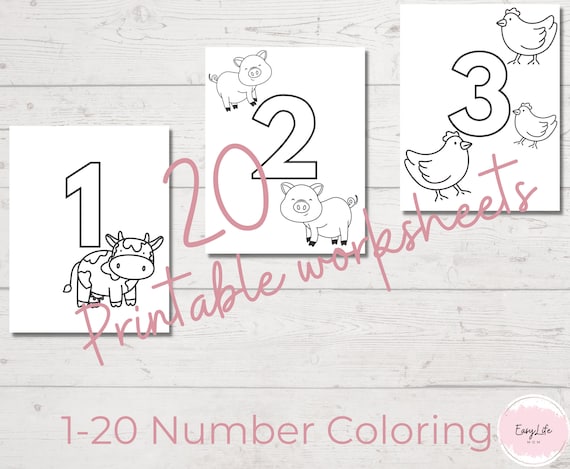 Printable numbers coloring pages coloring page preschool activities prek worksheets homeschool printable preschool sheets
