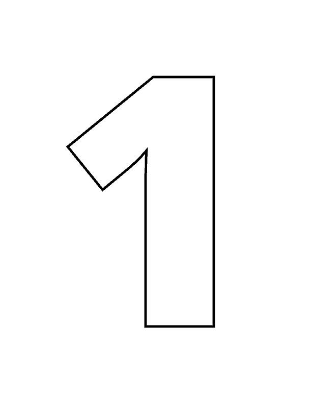 Free large printable numbers