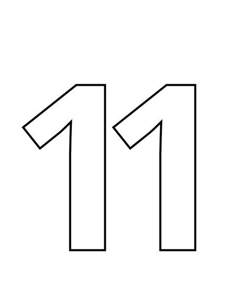 Free large printable numbers