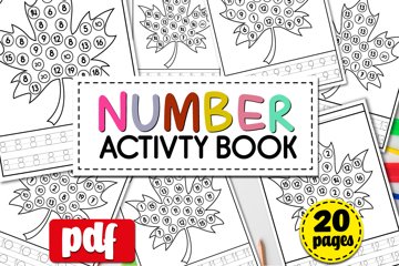 Color by number worksheets number recognition