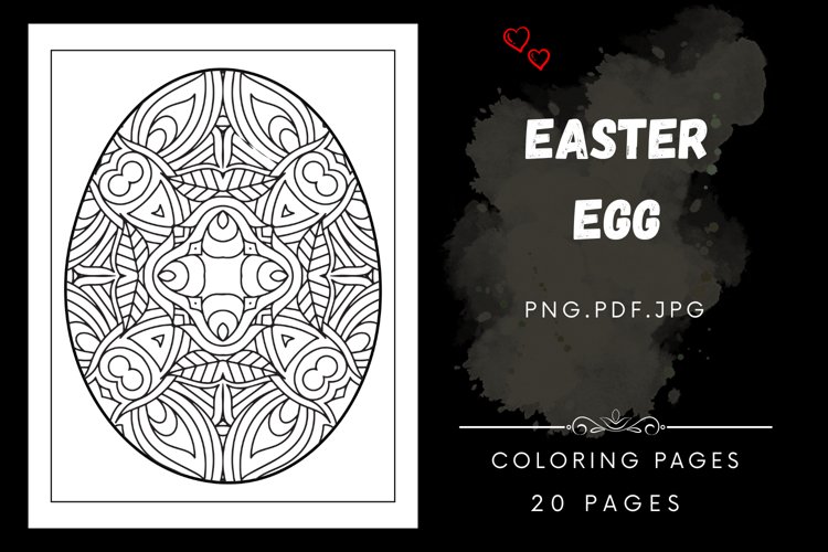 Egg coloring book easter day pdfjegpng files