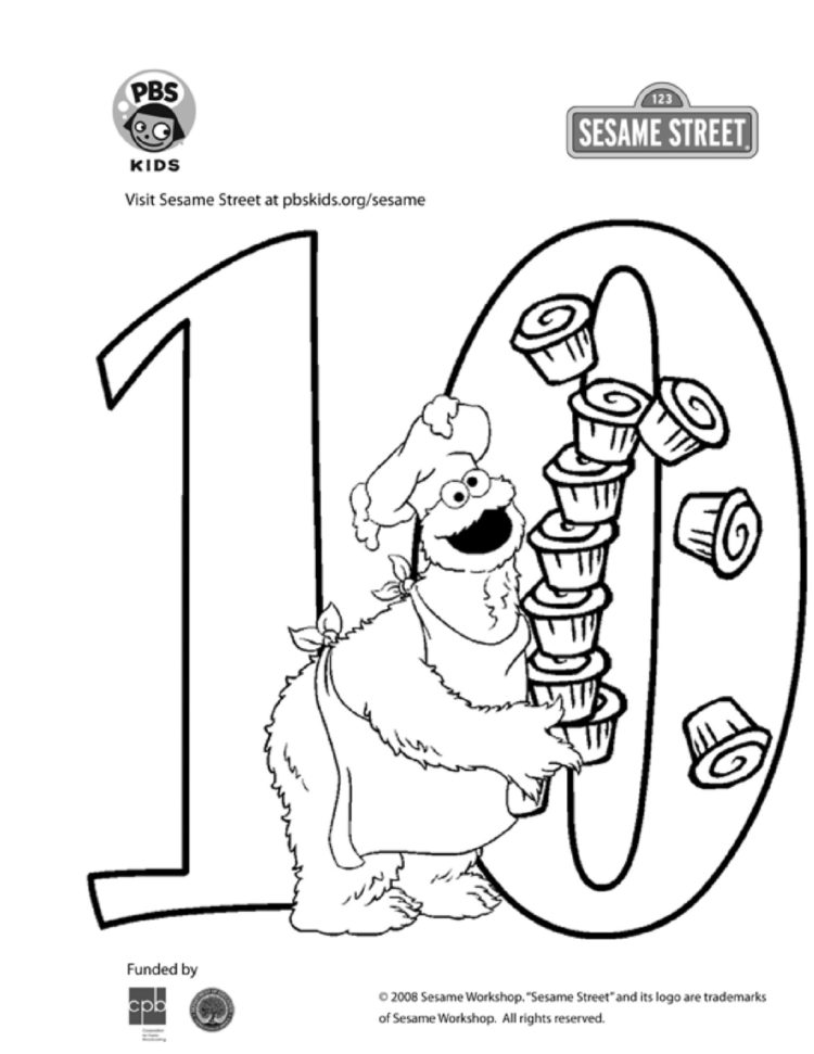 The number coloring page kids coloringâ kids for parents