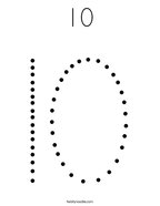 Number coloring pages
