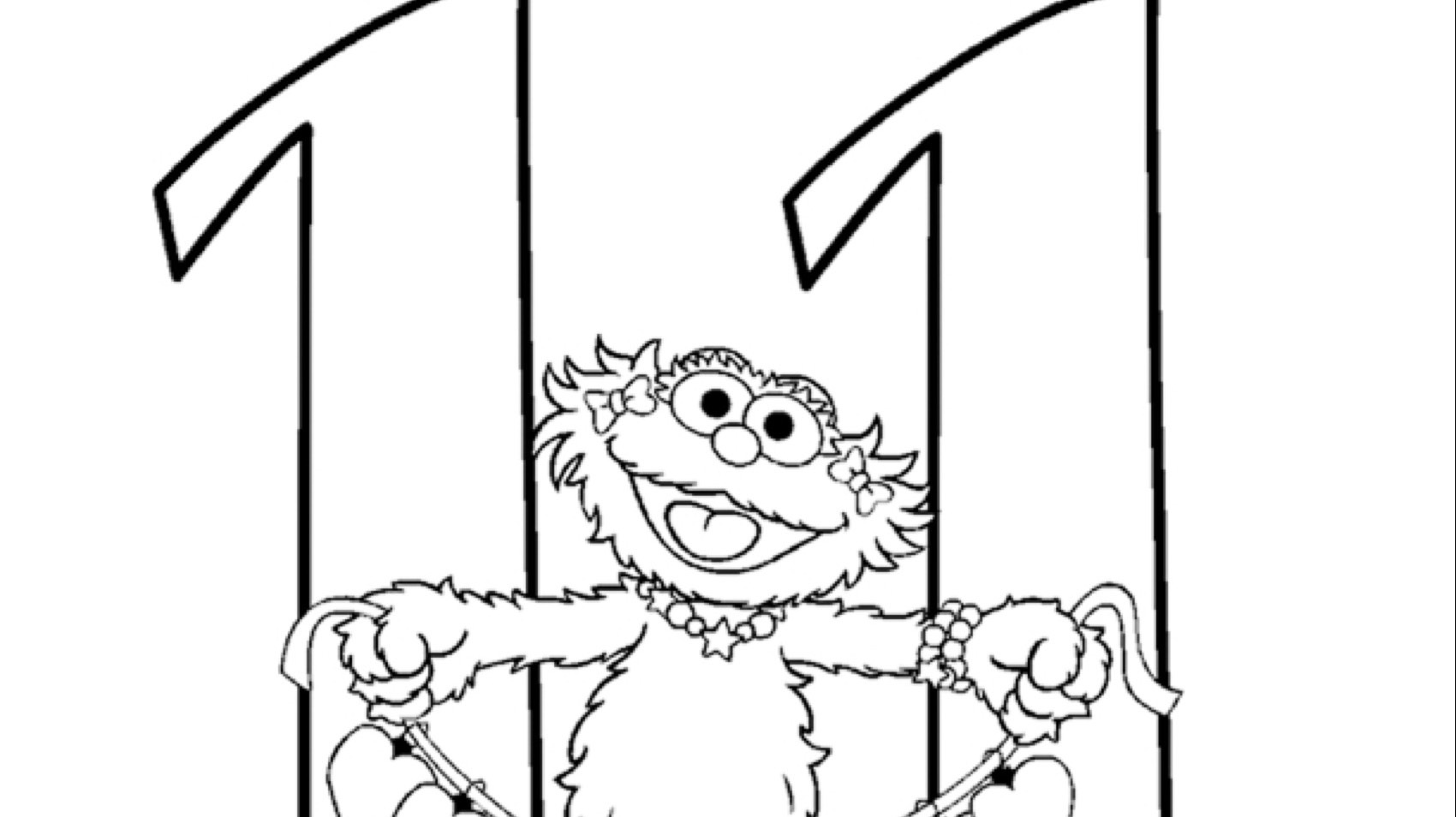 The number coloring page kids coloringâ kids for parents