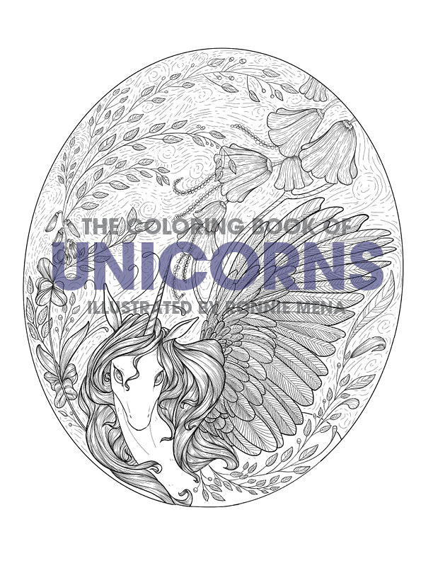 The coloring book of unicorns by ronnie mena â art factory play cafe and party place