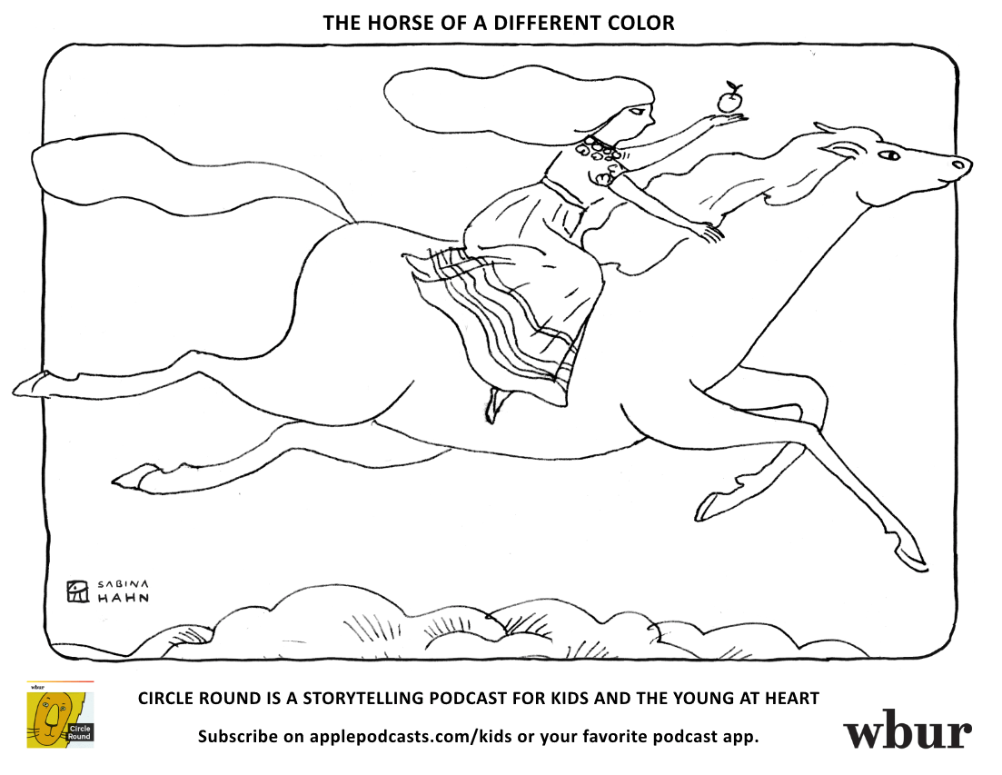 The horse of a different color circle round circle round