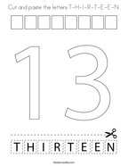 Number coloring pages