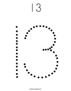 Number coloring pages