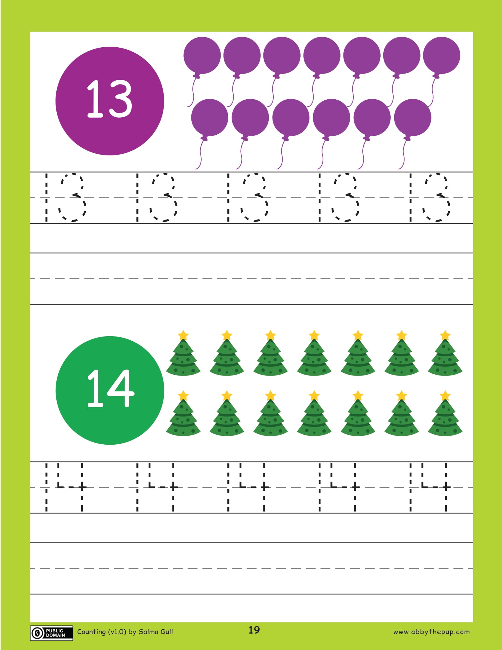 Handwriting worksheet of numbers free printable puzzle games