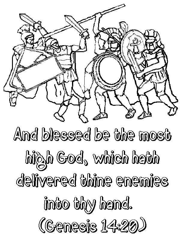 Genesis coloring page