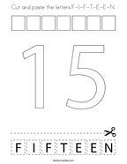 Number coloring pages