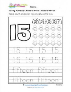 Tracing numbers and number words