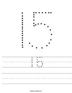 Number worksheets