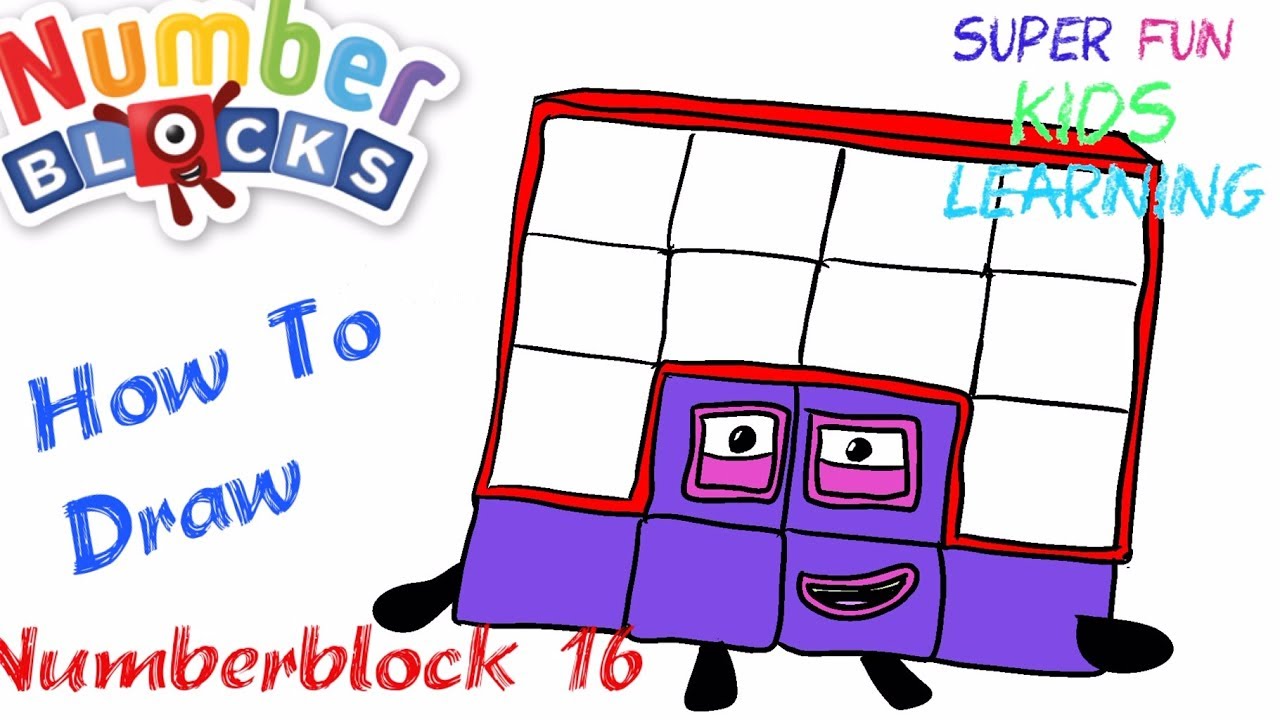 How to draw nuberblocks nuberblocks drawings nuberblocks coloring pages