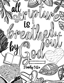 Timothy esv coloring page by graceful music tpt