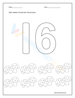 Number worksheet collection for teaching learning