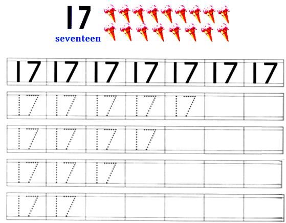 Trace and learn to write the number preschool number worksheets kids math worksheets preschool math worksheets