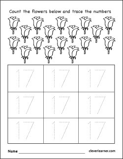 Number writing counting and identification printable worksheets for children